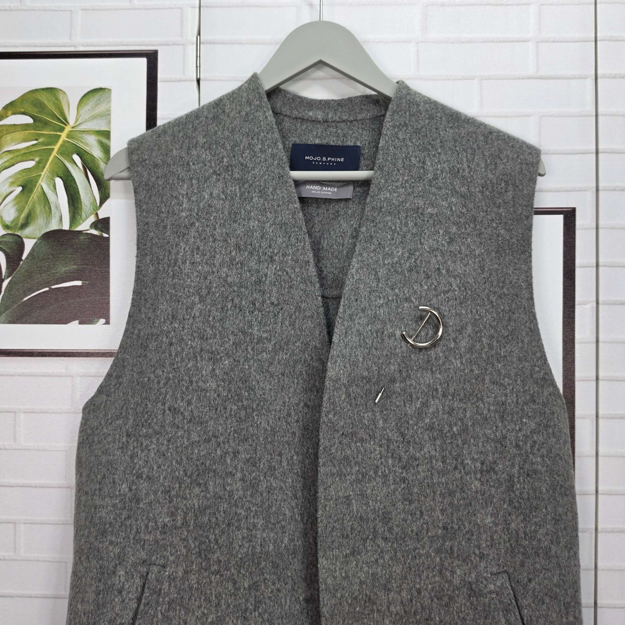 모조에스핀 핸드메이드 모90% 롱 조끼 베스트 55사이즈 새상품급 | 데얼스 아웃도어 전문 플랫폼