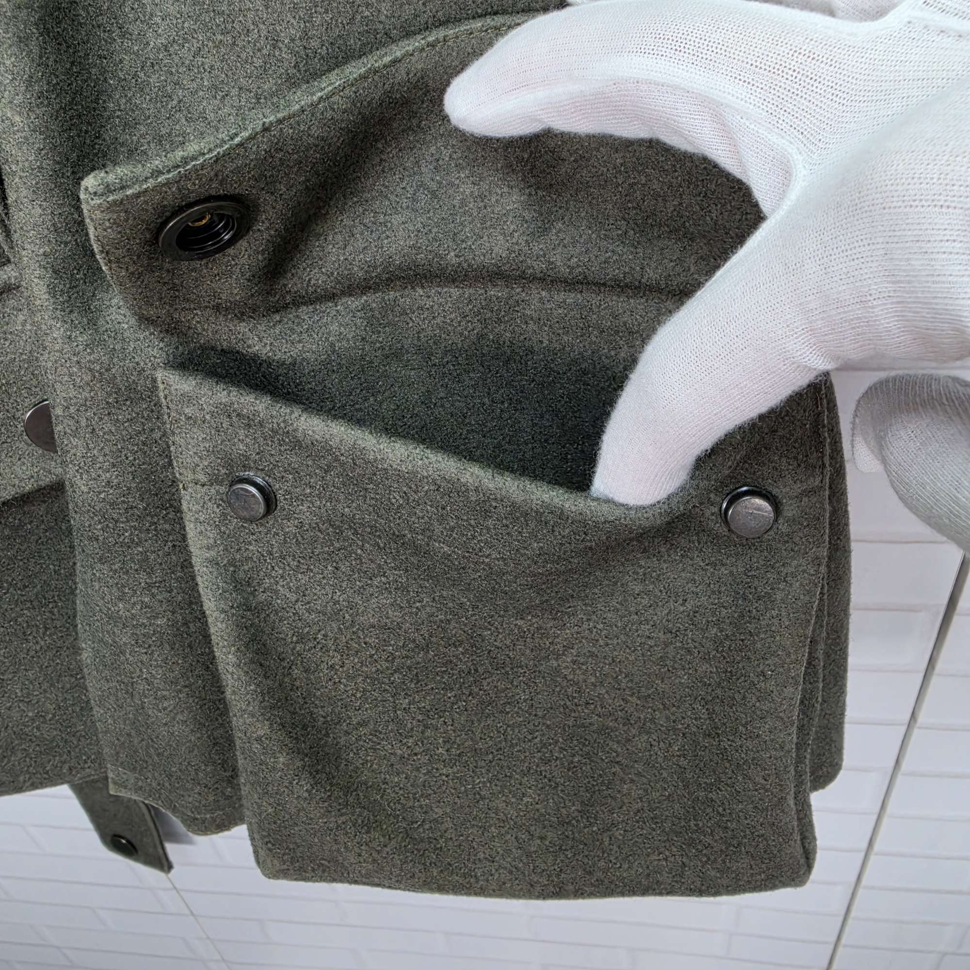 HACHE 하쉬 벨티드 포켓 울 조끼 베스트 40사이즈 | 데얼스 아웃도어 전문 플랫폼