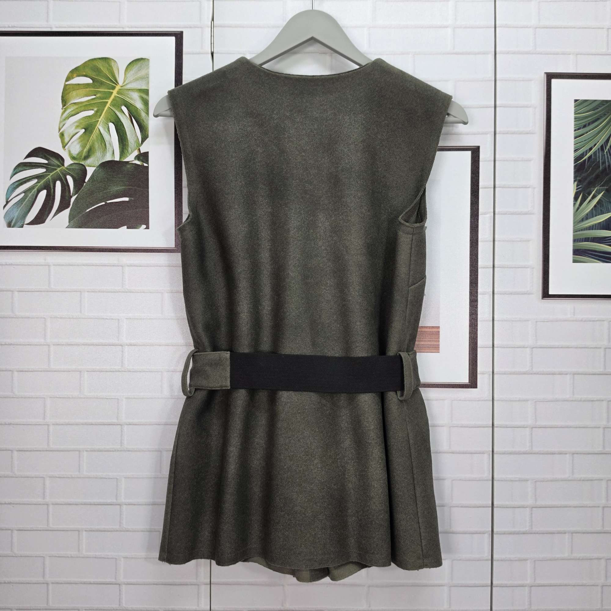 HACHE 하쉬 벨티드 포켓 울 조끼 베스트 40사이즈 | 데얼스 아웃도어 전문 플랫폼