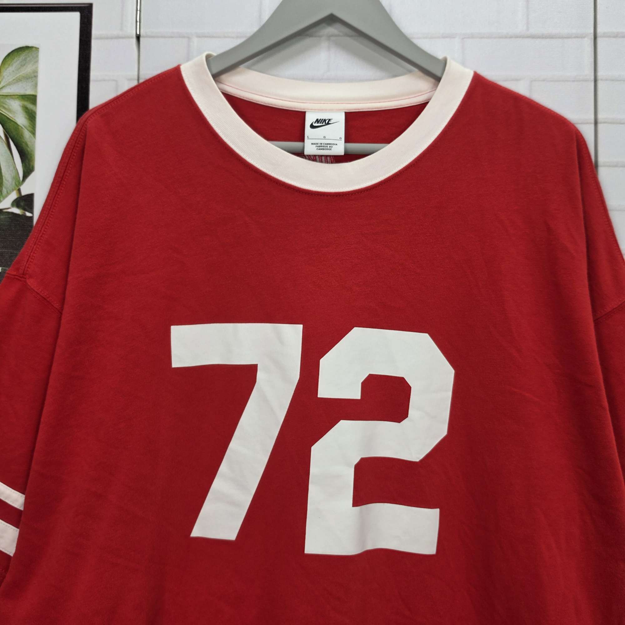 나이키 오버사이즈 럭비 반팔 티셔츠 L사이즈 새상품급 | 데얼스 아웃도어 전문 플랫폼