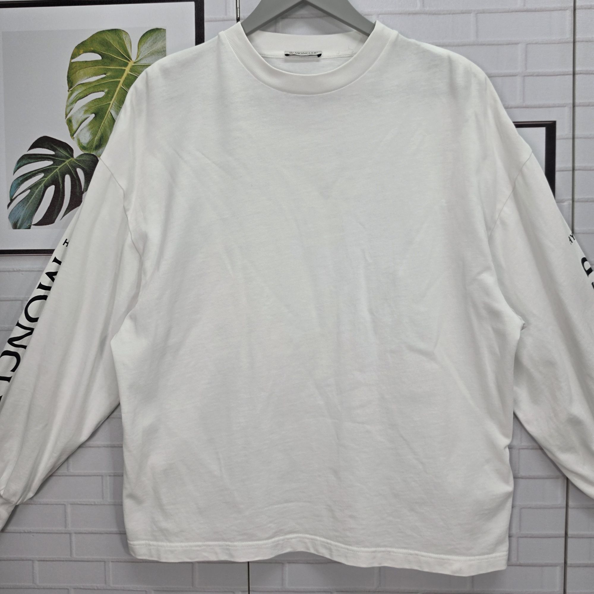 몽클레어 지니어스 x 하이케 코튼 긴팔 로고 티셔츠 XS사이즈 | 데얼스 아웃도어 전문 플랫폼