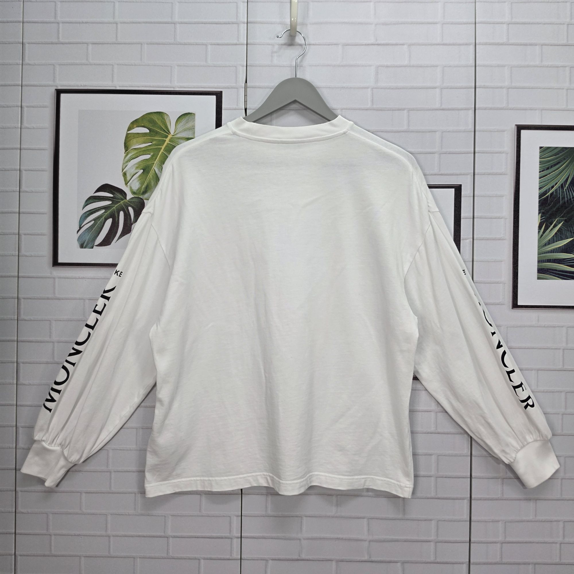 몽클레어 지니어스 x 하이케 코튼 긴팔 로고 티셔츠 XS사이즈 | 데얼스 아웃도어 전문 플랫폼
