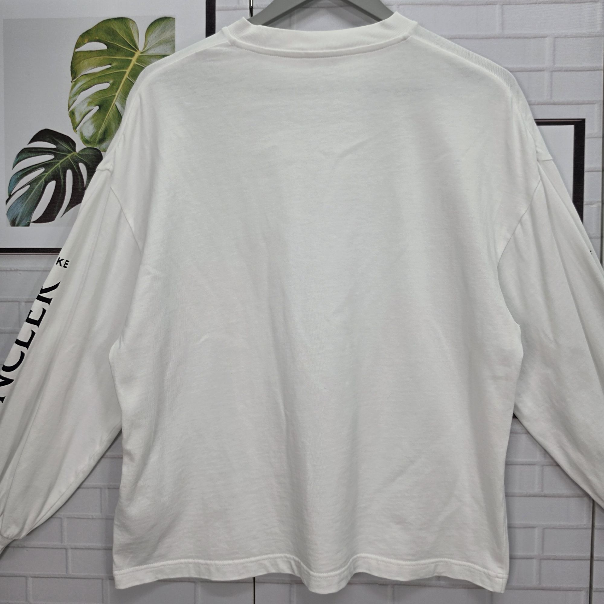 몽클레어 지니어스 x 하이케 코튼 긴팔 로고 티셔츠 XS사이즈 | 데얼스 아웃도어 전문 플랫폼