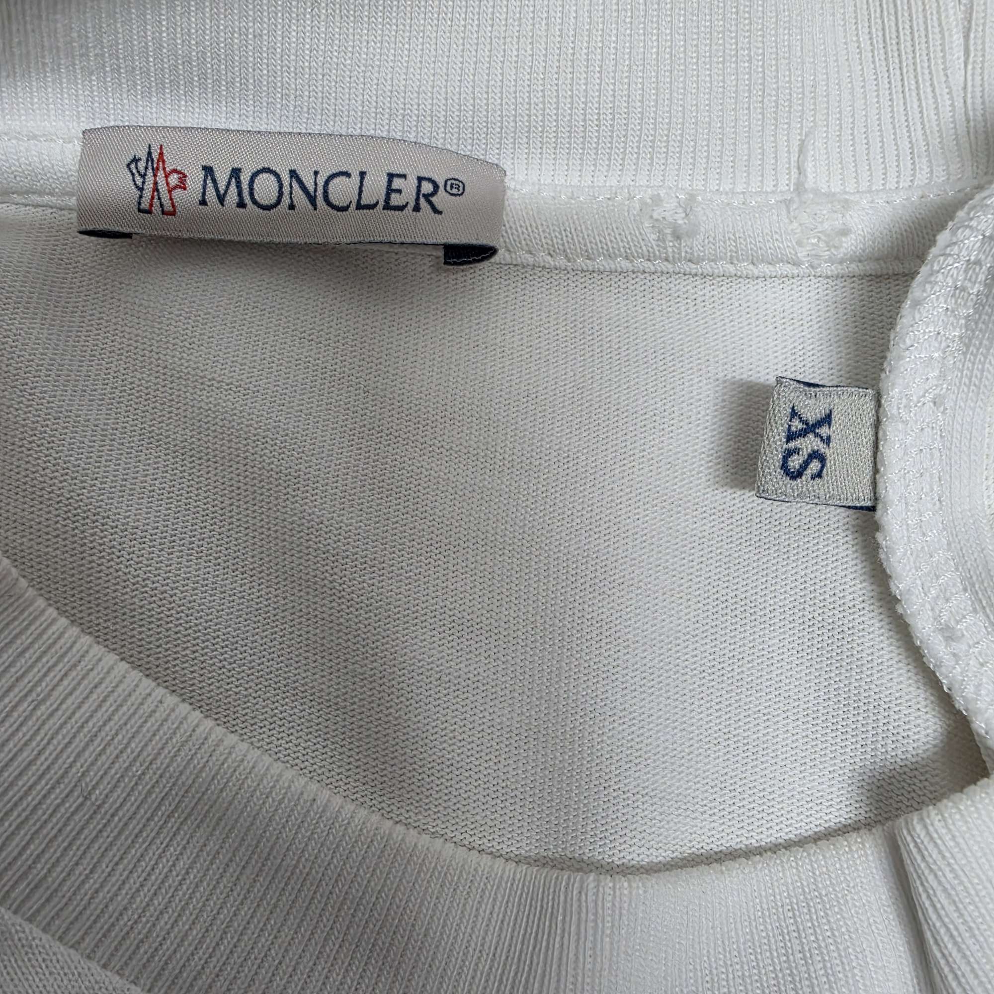 몽클레어 지니어스 x 하이케 코튼 긴팔 로고 티셔츠 XS사이즈 | 데얼스 아웃도어 전문 플랫폼