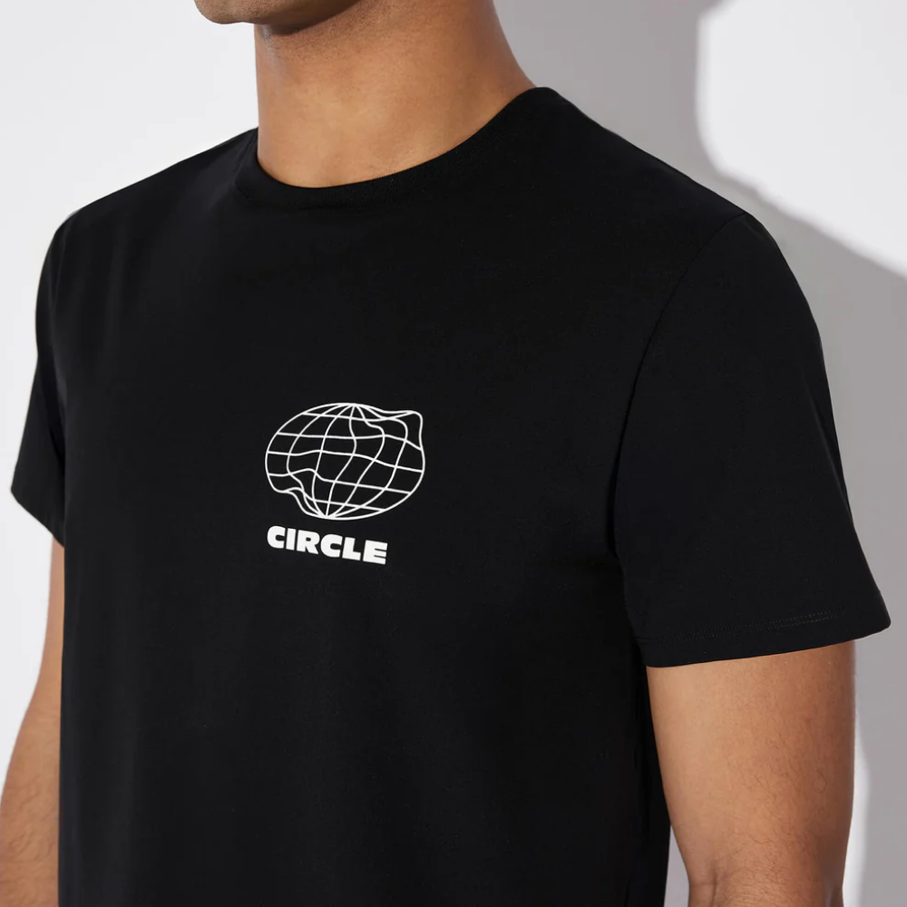 써클 에센셜 어질리티 런 반팔 티셔츠 오닉스 블랙 남성 | 데얼스 아웃도어 전문 플랫폼
