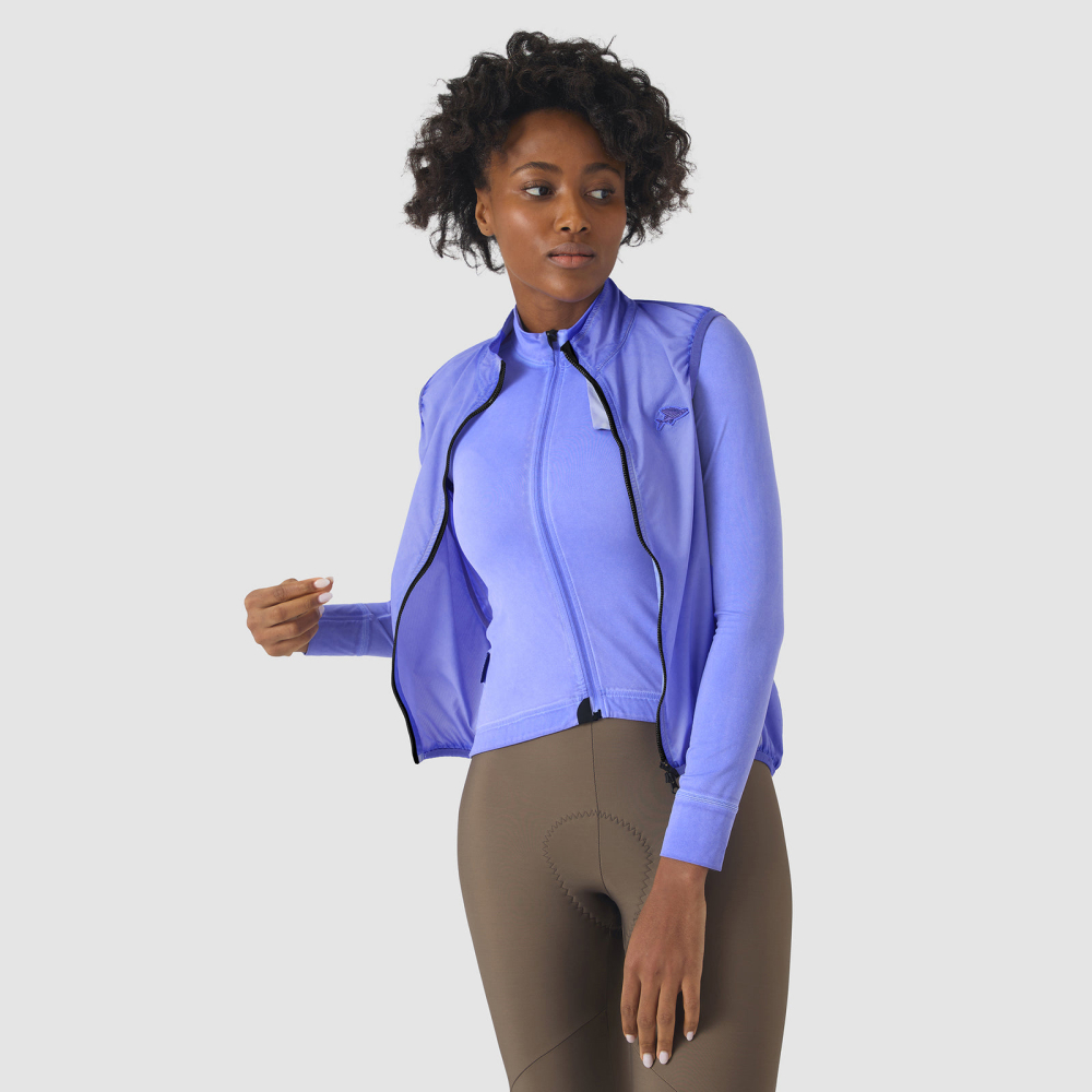 카페 드 사이클리스트 에디트 클래식 질넷 바람막이 조끼 콜드 다이 버베나 여성 | 데얼스 아웃도어 전문 플랫폼