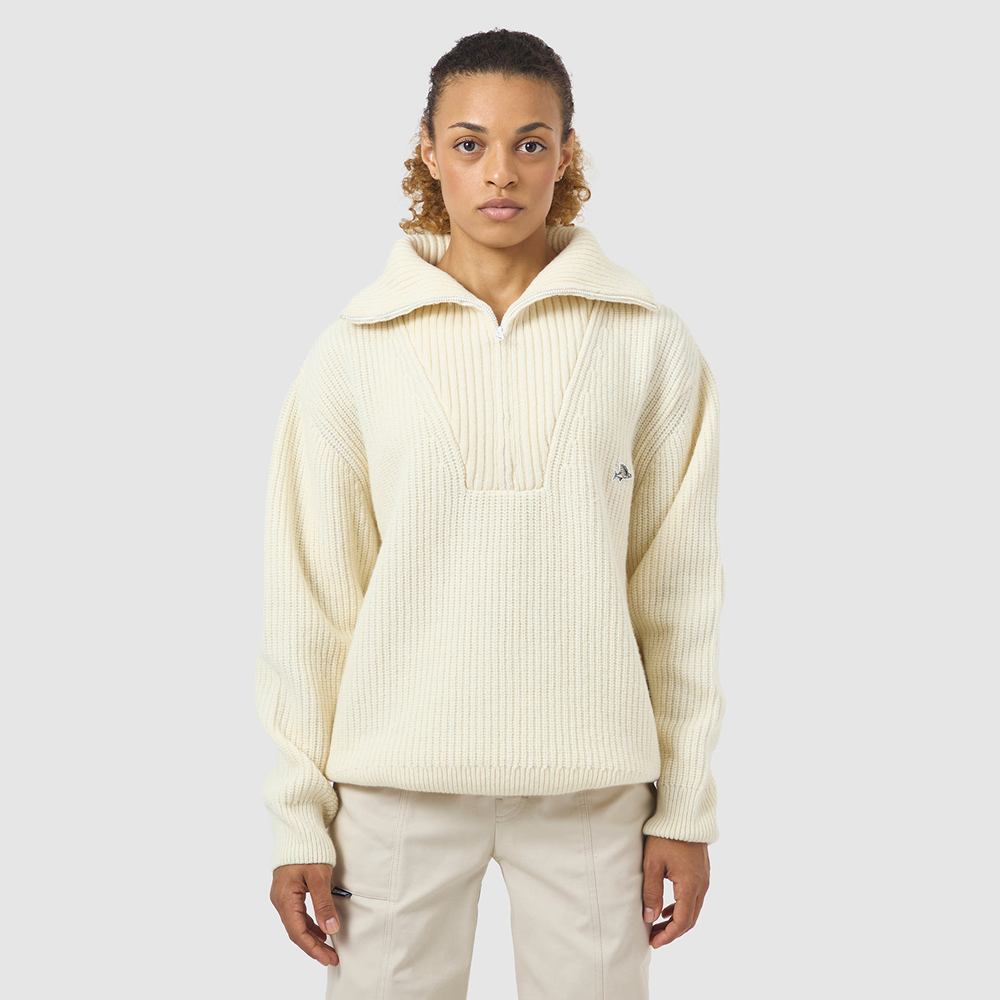 카페 드 사이클리스트 알리나 익스플로어 니트 스웨터 풀오버 쵸크 공용 | 데얼스 아웃도어 전문 플랫폼