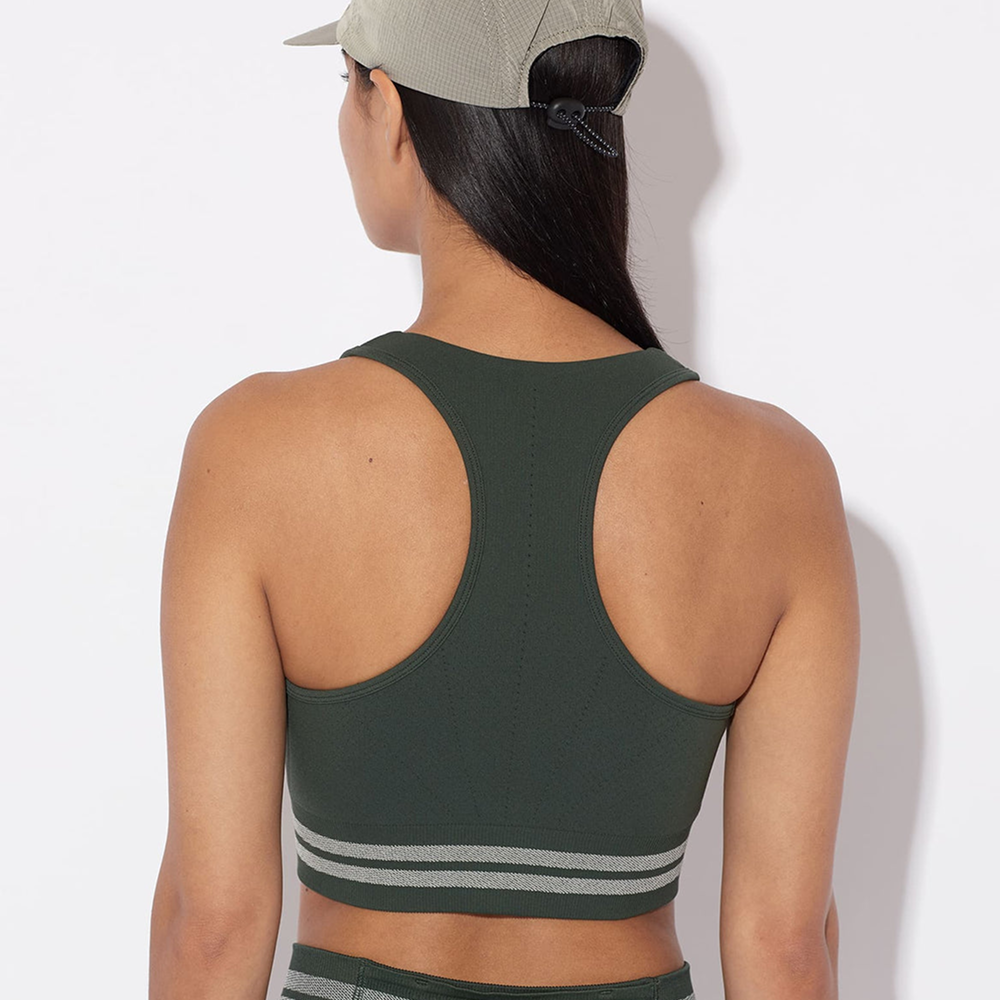 써클 에센셜 킵 더 플로우 심리스 스포츠브라 포레스트 그린 여성 | 데얼스 아웃도어 전문 플랫폼