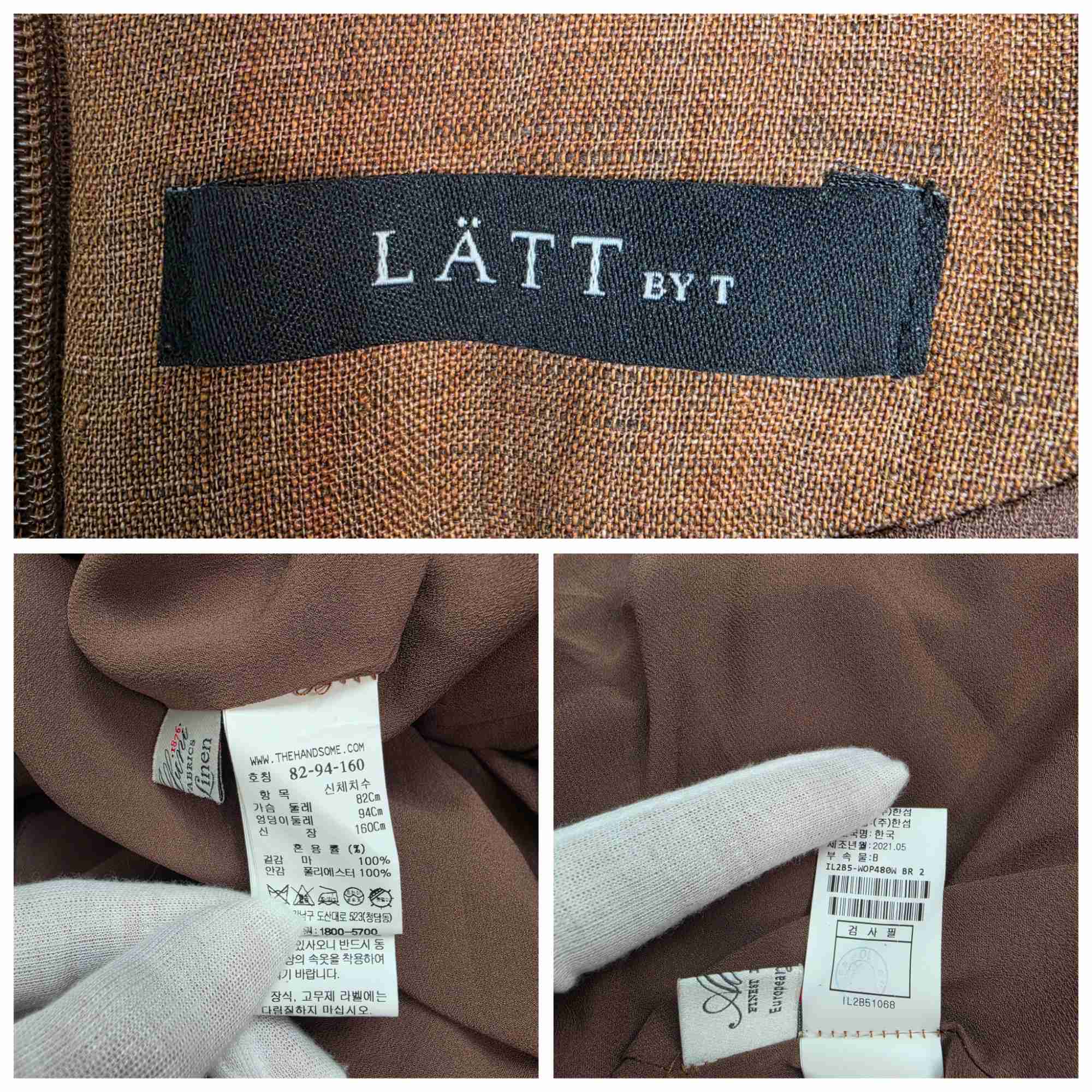 한섬 LATT 래트바이티 린넨 반팔 롱 원피스 55사이즈 | 데얼스 아웃도어 전문 플랫폼