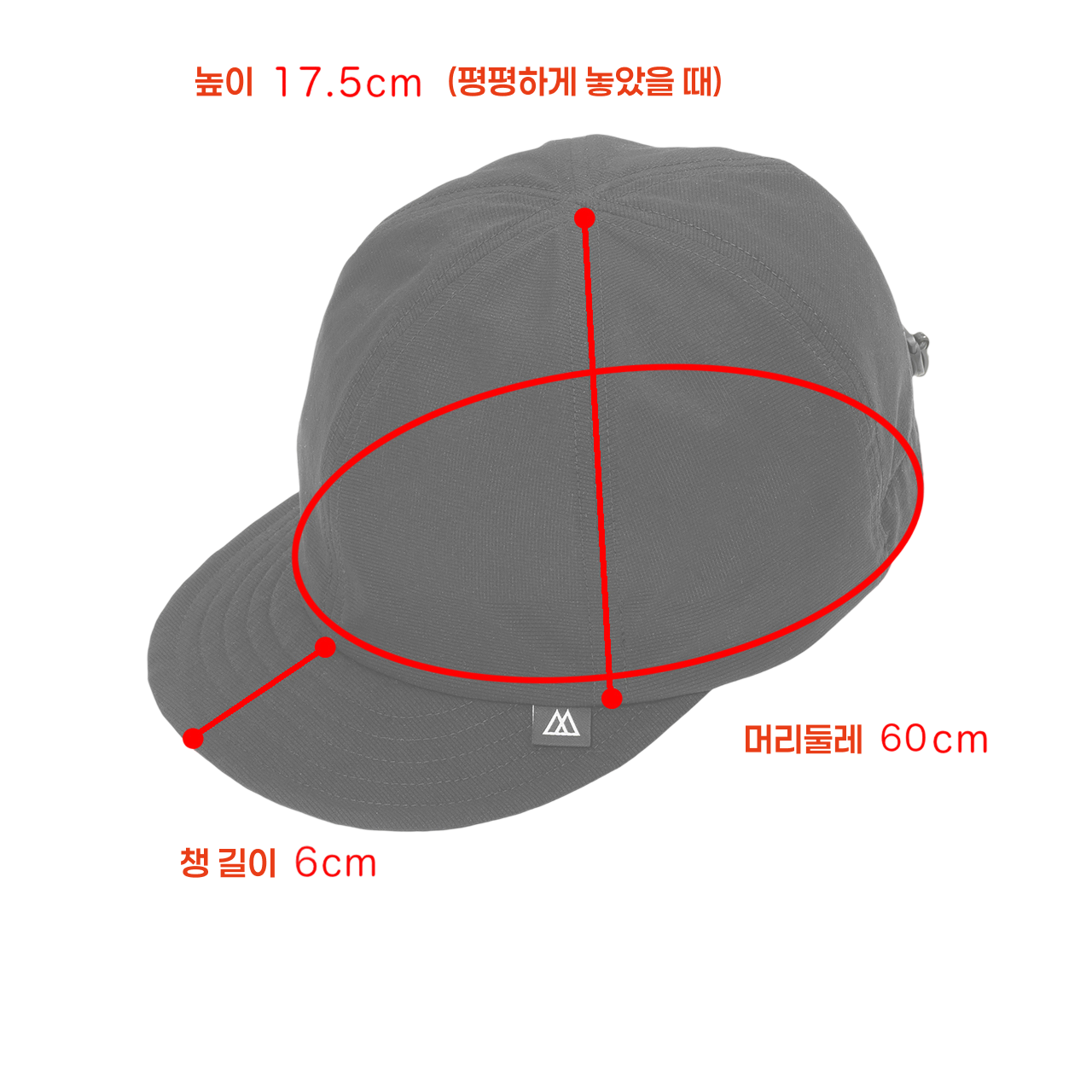 릿지 마운틴 기어 베이직 캡 모자 NT 코스트 그레이 - 데얼스 아웃도어 쇼핑