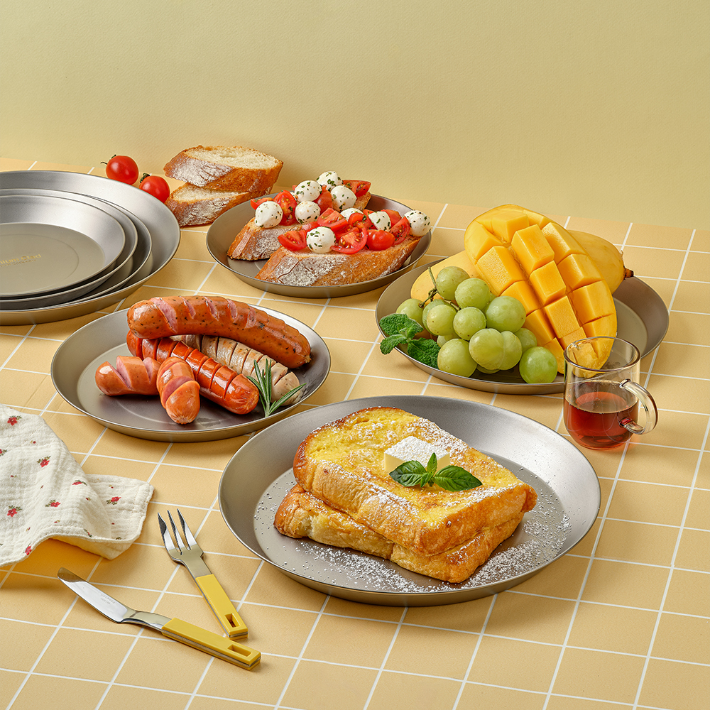 클래딘 하이엔드캠핑 티타늄 원형 접시 4종 | 데얼스 아웃도어 전문 플랫폼