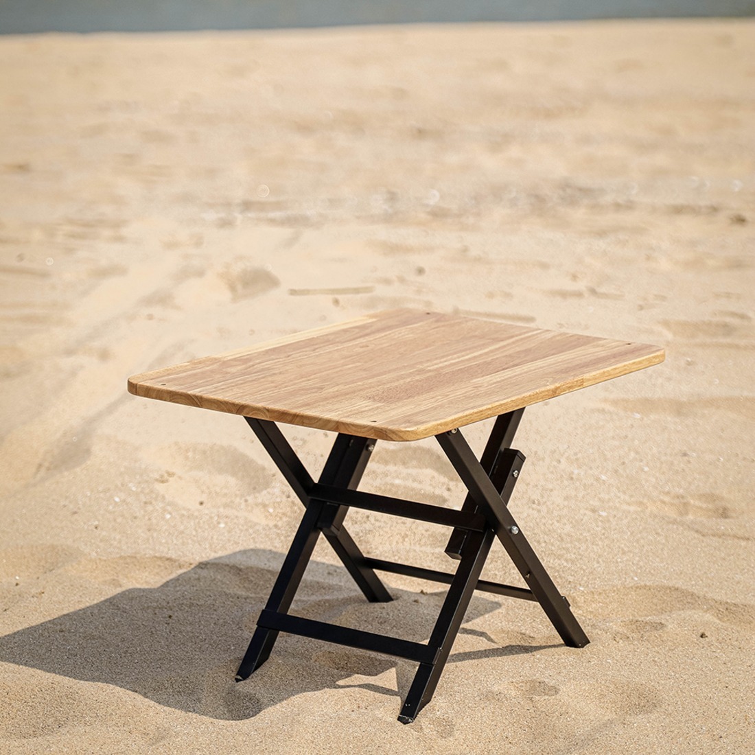 [캠핑덕]  원액션 러버우드 사이드 테이블 | 데얼스 아웃도어 전문 플랫폼