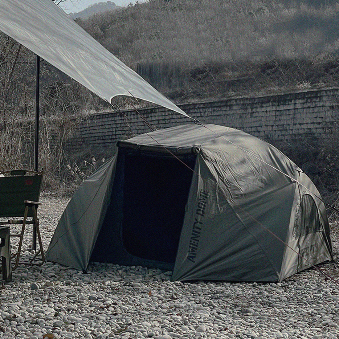 KEEP 캠핑 어메니티 돔 쉘터 면 미니멀 미니 경량 차박 이너 동계 겨울 2인용 텐트 | 데얼스 아웃도어 전문 플랫폼