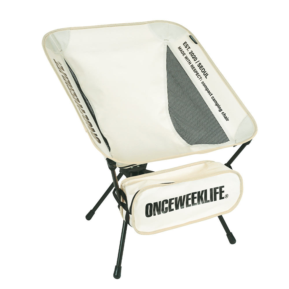 원스위크라이프 휴대용 백패킹 경량 체어 OCH0268 IVORY | 데얼스 아웃도어 전문 플랫폼