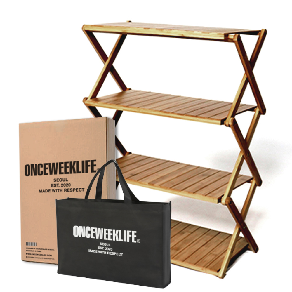 원스위크라이프 아웃도어 우드 캠핑선반 + 가방세트 OSH0158 | 데얼스 아웃도어 전문 플랫폼