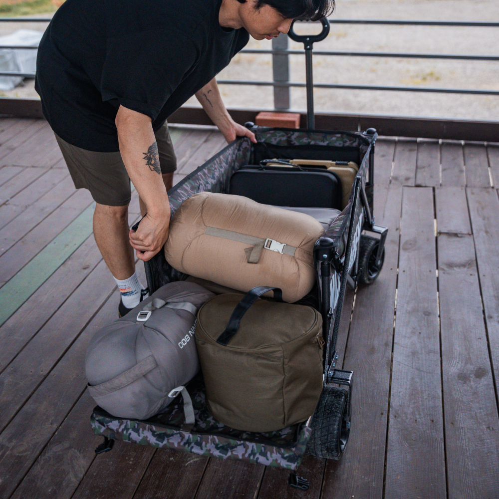 원스위크라이프 헤비듀티 뒷문 개방 오픈형 캠핑 웨건 OWA0281 | 데얼스 아웃도어 전문 플랫폼