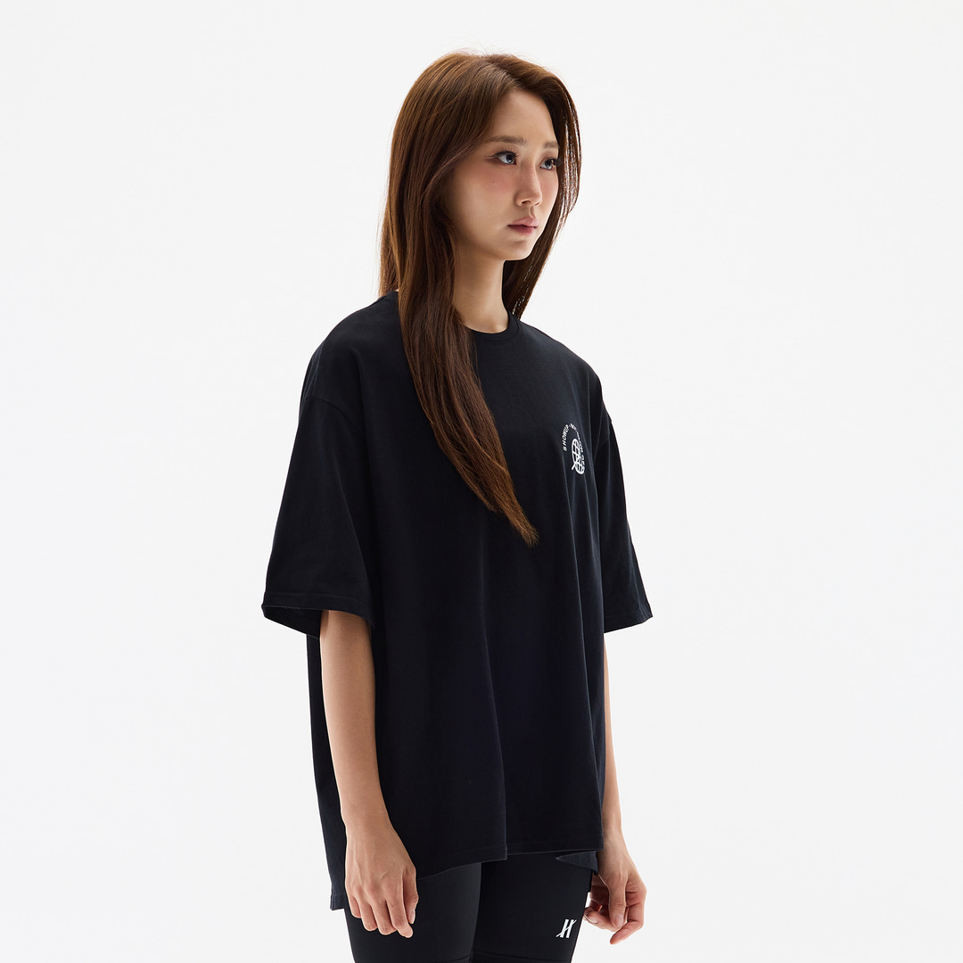 오버셔 라이프 지구본 반팔티 블랙 | 데얼스 아웃도어 전문 플랫폼