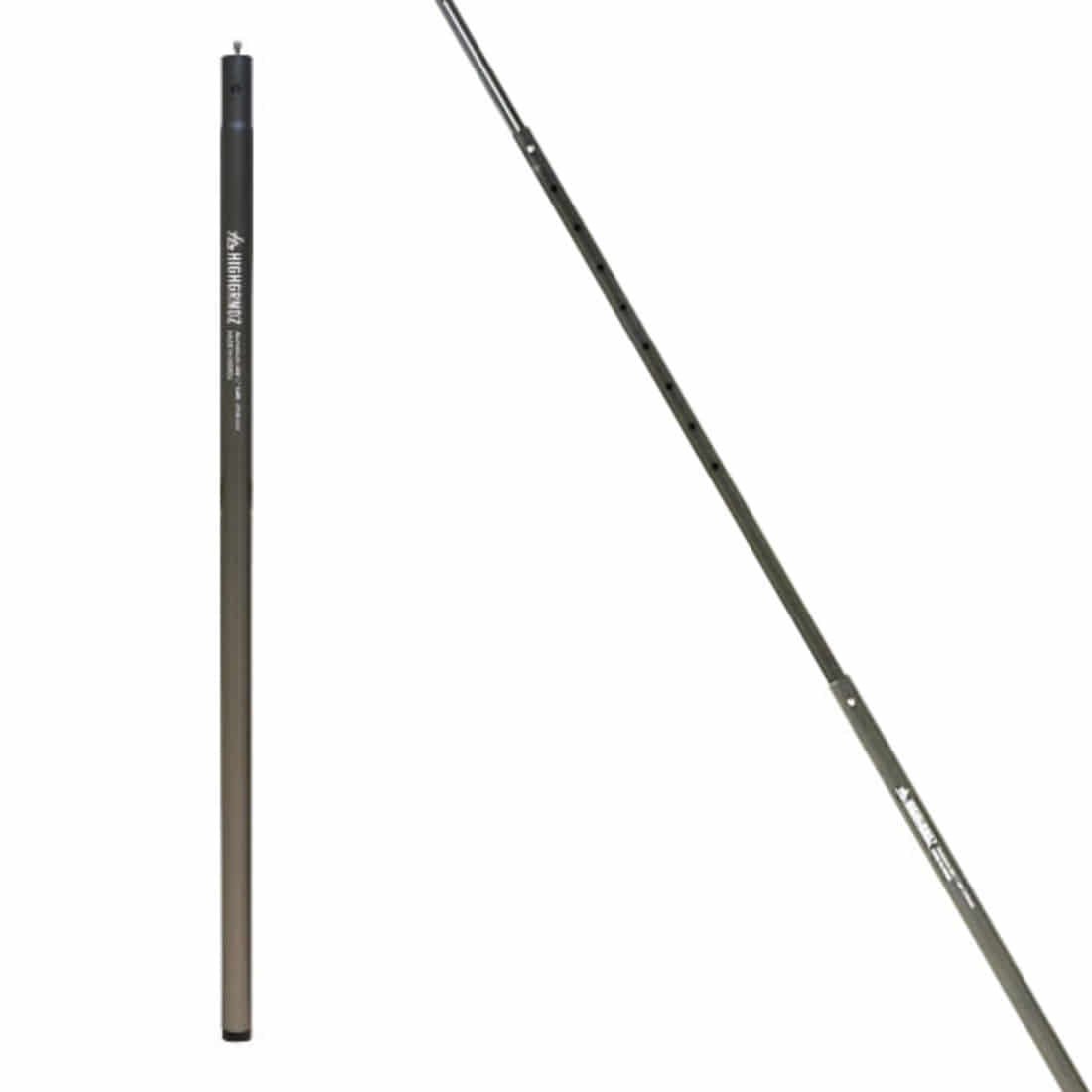 하이그라운즈 캠핑 경량 O형 슬라이드 높이 조절 듀랄루민 타프 메인 사이드 폴대 폴 ver.2 | 데얼스 아웃도어 전문 플랫폼