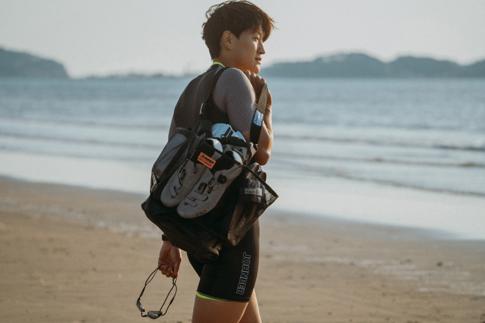 존버 철인3종 메시백 웻슈트 가방 | 데얼스 아웃도어 전문 플랫폼
