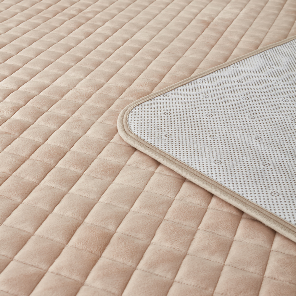 [캠핑덕] EMF 탄소 전기매트 전기장판 극세사 베이지 대형 더블 140x180 | 데얼스 아웃도어 전문 플랫폼