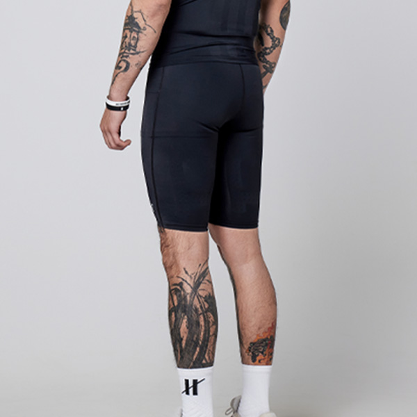 오버셔 퍼포먼스 프로 남자 타이즈 하프 5부 [테이핑 컴프레션 웨어] | 데얼스 아웃도어 전문 플랫폼