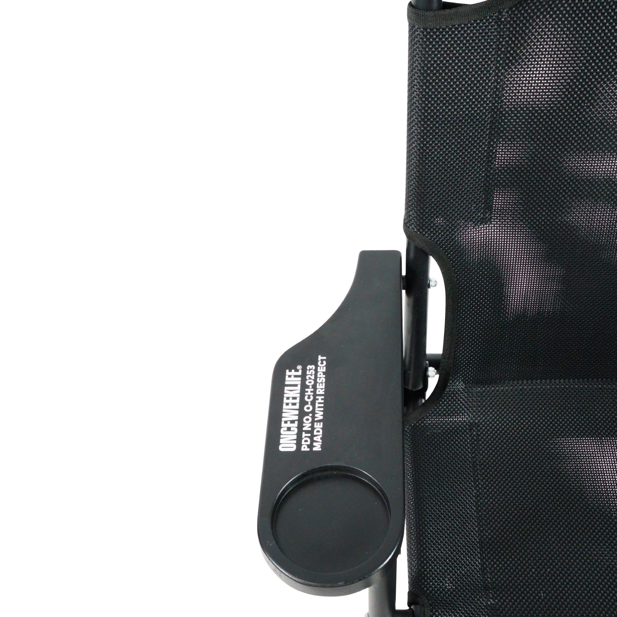 원스위크라이프 Textilene® 메쉬 야외용 폴딩 체어 1인용 | 데얼스 아웃도어 전문 플랫폼