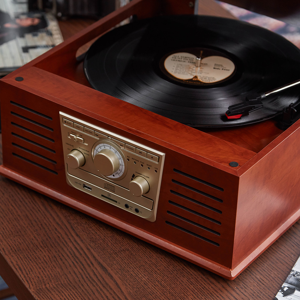 휴라이즈 올인원 사운드 시스템 턴테이블 HR-TS100 | 데얼스 아웃도어 전문 플랫폼