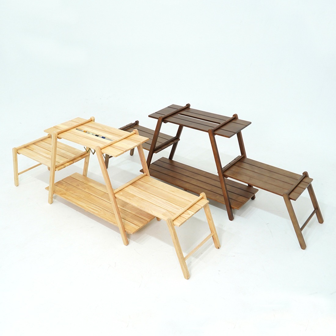 [캠핑덕] 멀티 우드 행어 선반 | 데얼스 아웃도어 전문 플랫폼