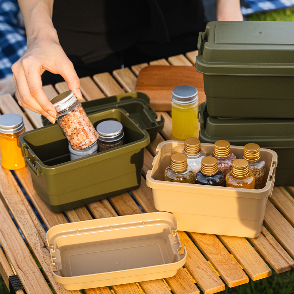 [캠핑덕] 벨레 미니 카고박스 스토리지박스 양념통 약통 정리함 수납박스 | 데얼스 아웃도어 전문 플랫폼