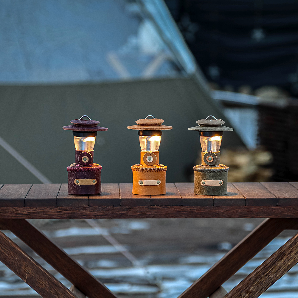 [캠핑덕] 골제로 랜턴 천연 가죽 쉐이드 커버 위스키 콜맨 가스랜턴 에디션 | 데얼스 아웃도어 전문 플랫폼