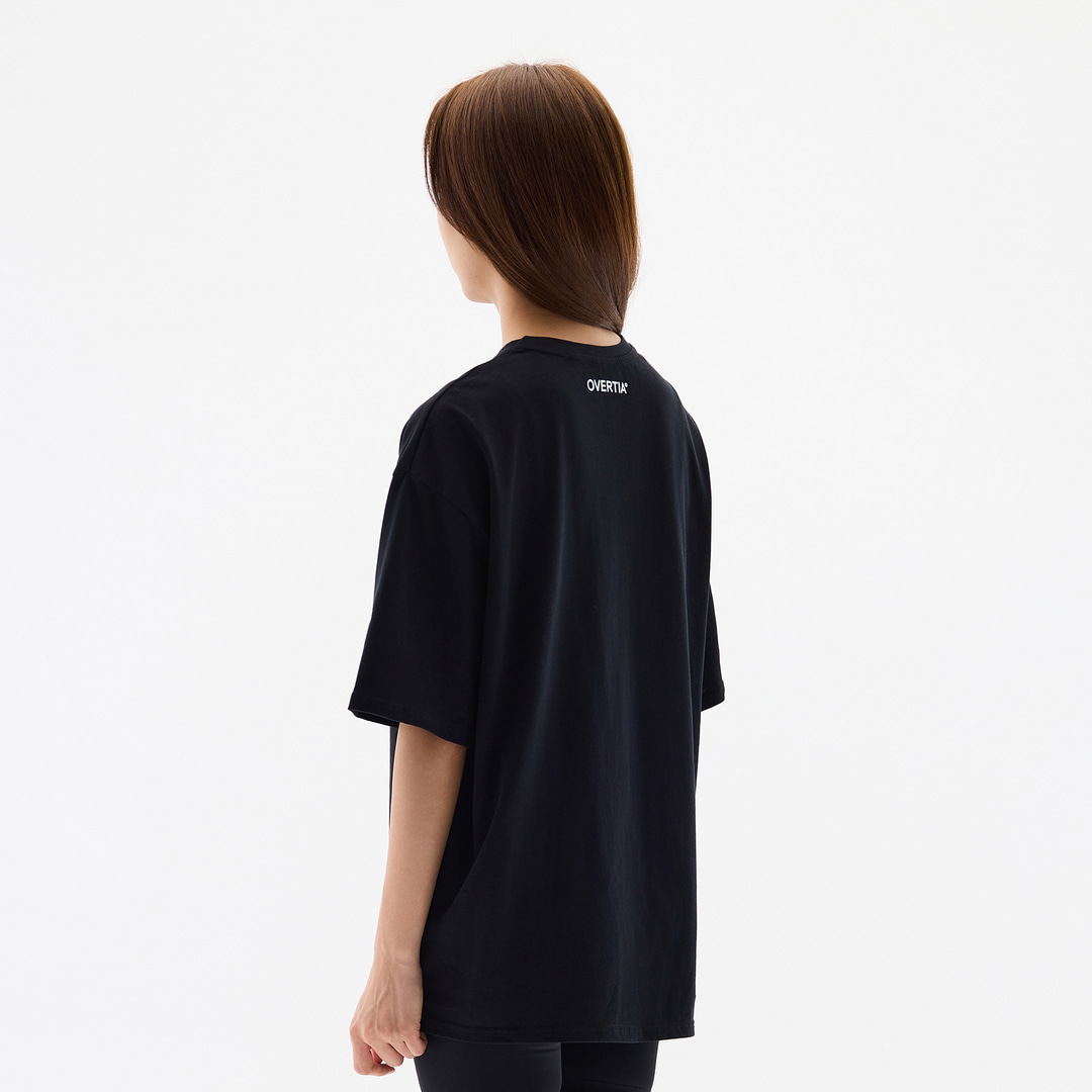 오버셔 라이프 지구본 반팔티 블랙 | 데얼스 아웃도어 전문 플랫폼