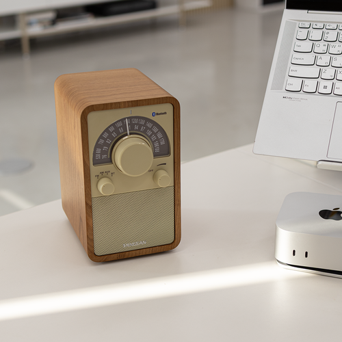 [정식수입] 산진 블루투스 라디오 스피커 WR-15 미니 우드 감성 레트로 | 데얼스 아웃도어 전문 플랫폼