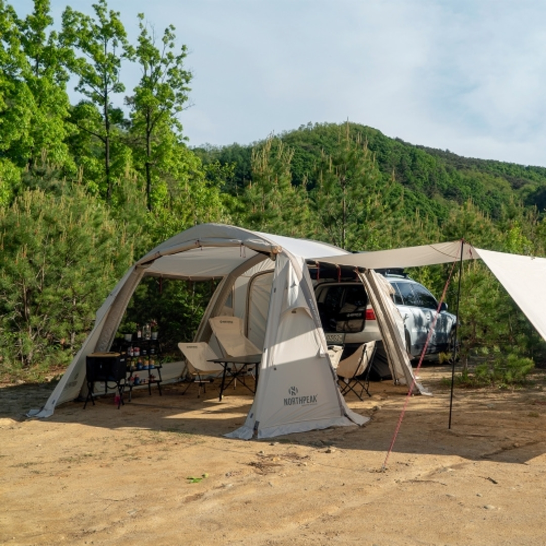 노스피크 에어 도킹 쉘터_소이밀크 | 데얼스 아웃도어 전문 플랫폼