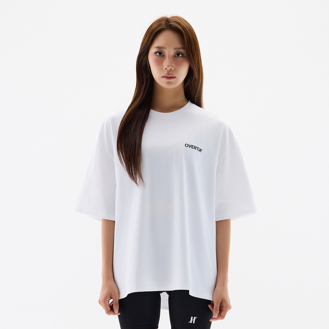 오버셔 라이프 시그니처 반팔티 화이트 | 데얼스 아웃도어 전문 플랫폼