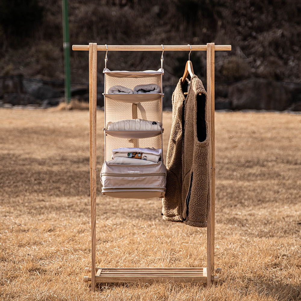 [캠핑덕] 옷걸이 수납 압축 행어 행거 파우치 여행 압축 파우치 | 데얼스 아웃도어 전문 플랫폼