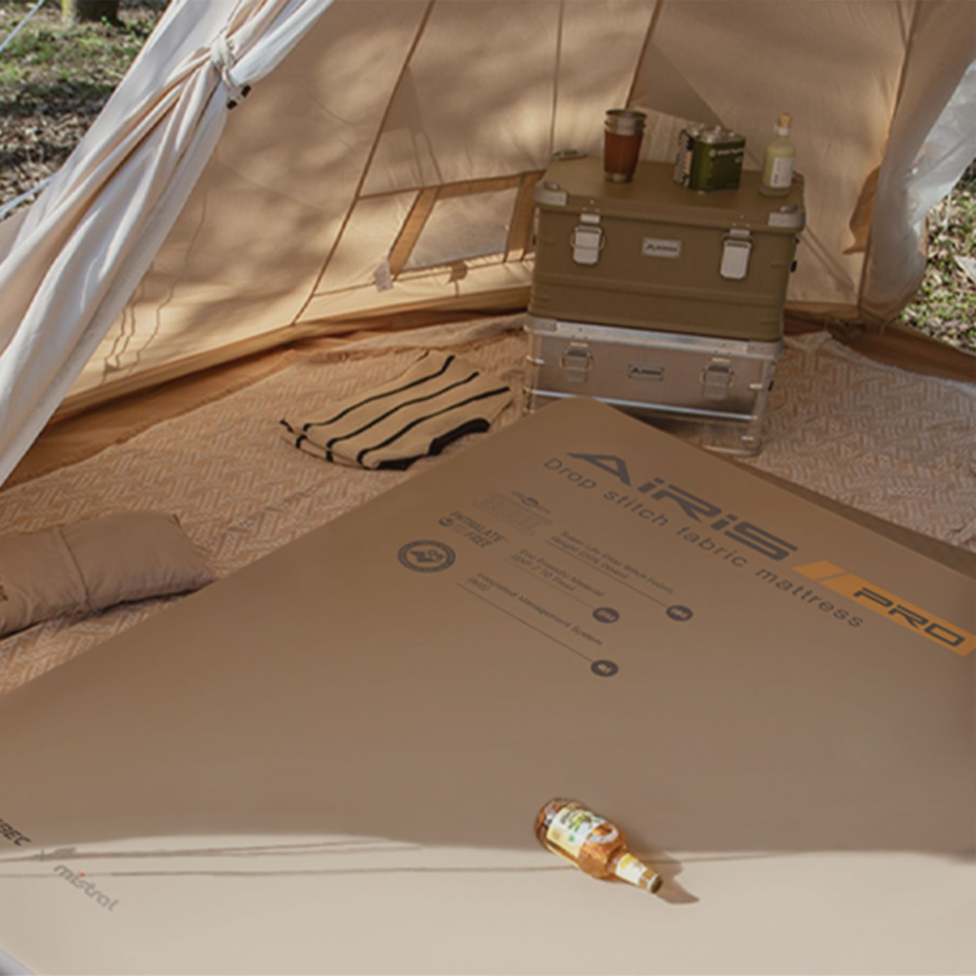 제백 에어리스 프로 캠핑 에어매트 풀세트 | 데얼스 아웃도어 전문 플랫폼