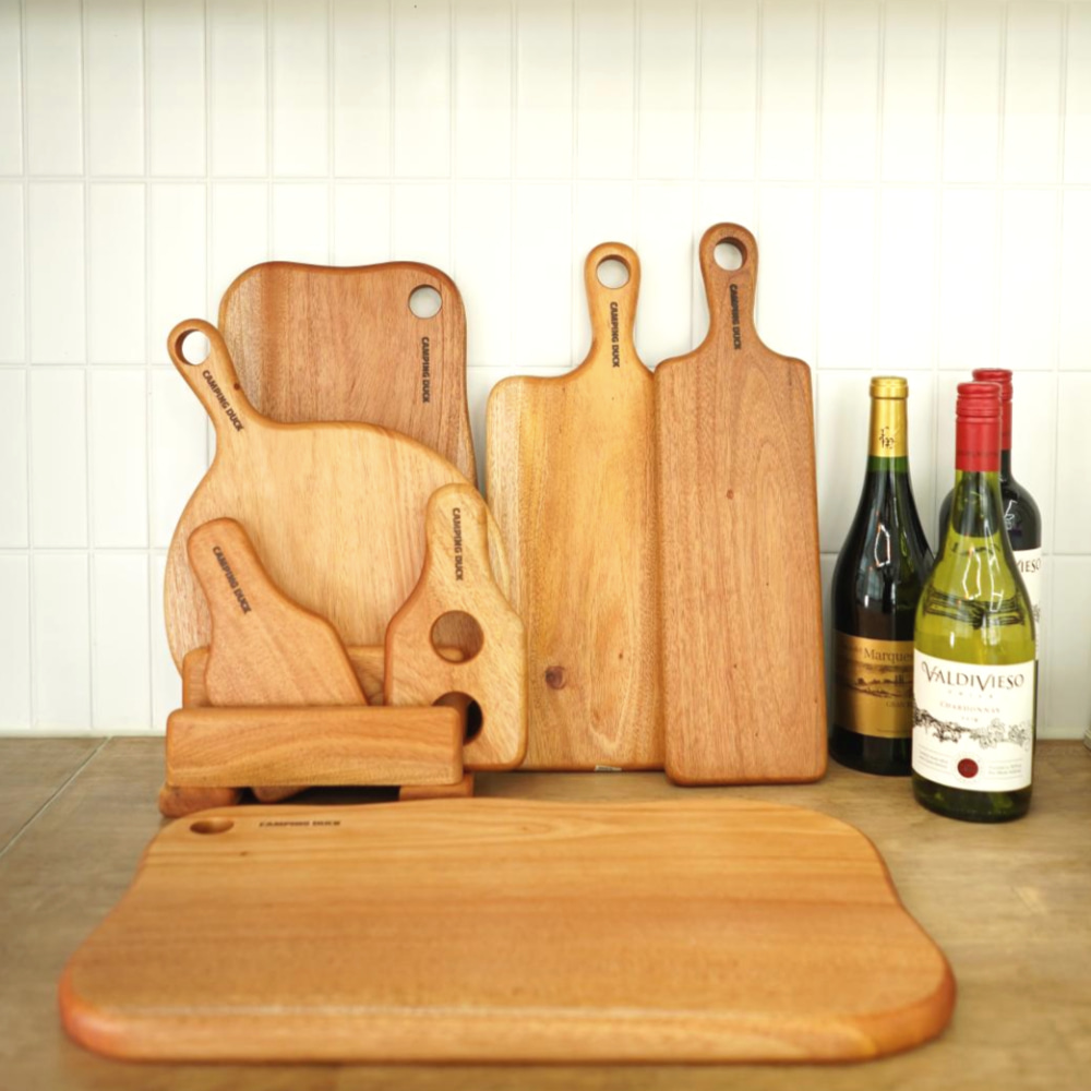 [캠핑덕] 마호가니 우드 도마 플레이팅 보드_버블 대형 | 데얼스 아웃도어 전문 플랫폼