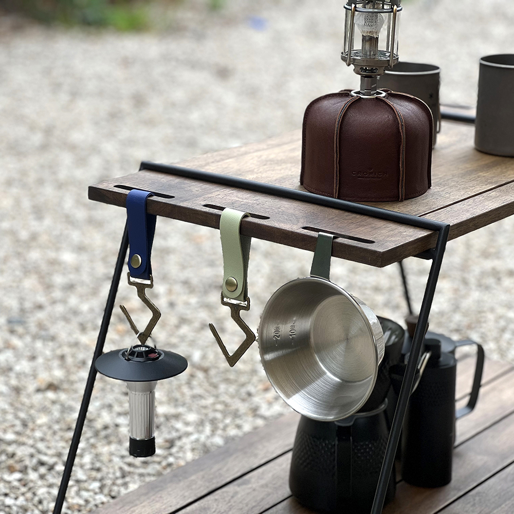 [캠핑덕] 아이언 우드 원버너 테이블 | 데얼스 아웃도어 전문 플랫폼