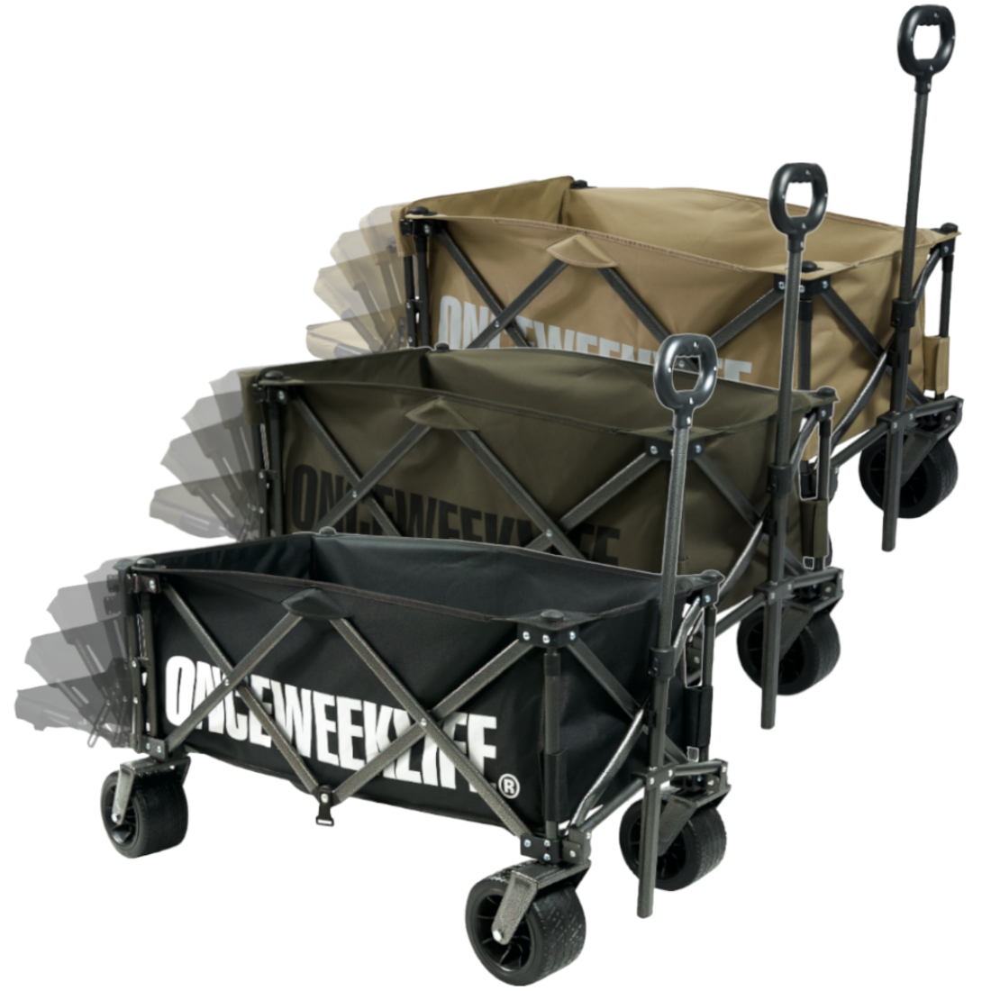 원스위크라이프 헤비듀티 뒷문 개방 오픈형 캠핑 웨건 OWA0281 | 데얼스 아웃도어 전문 플랫폼