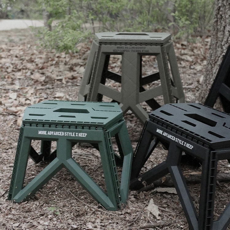 KEEP 원터치 폴딩 스툴 | 데얼스 아웃도어 전문 플랫폼