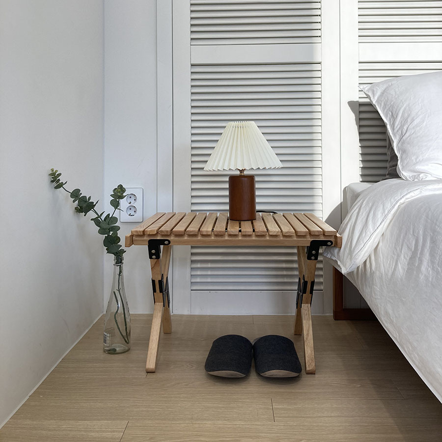 [캠핑덕] 우드롤테이블 중형 | 데얼스 아웃도어 전문 플랫폼