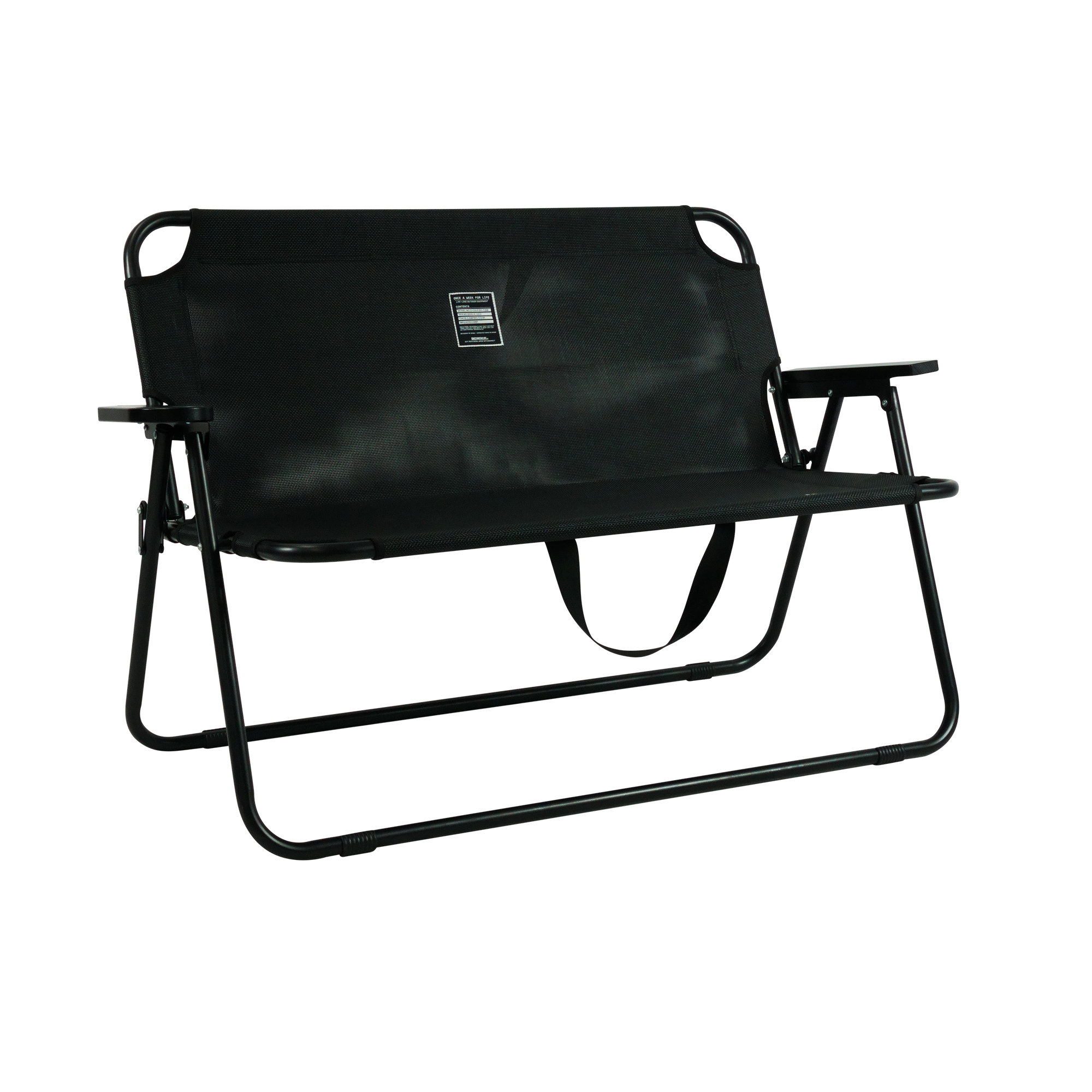 원스위크라이프 Textilene® 메쉬 야외용 폴딩 체어 2인용 | 데얼스 아웃도어 전문 플랫폼