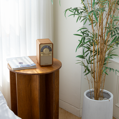 [정식수입] 산진 블루투스 라디오 스피커 WR-15 미니 우드 감성 레트로 | 데얼스 아웃도어 전문 플랫폼