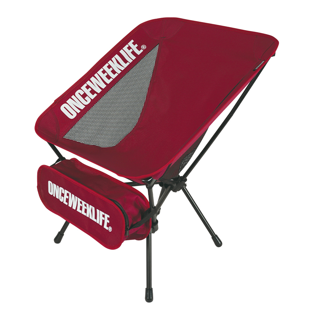 원스위크라이프 휴대용 백패킹 경량 체어 OCH0268 BURGUNDY | 데얼스 아웃도어 전문 플랫폼