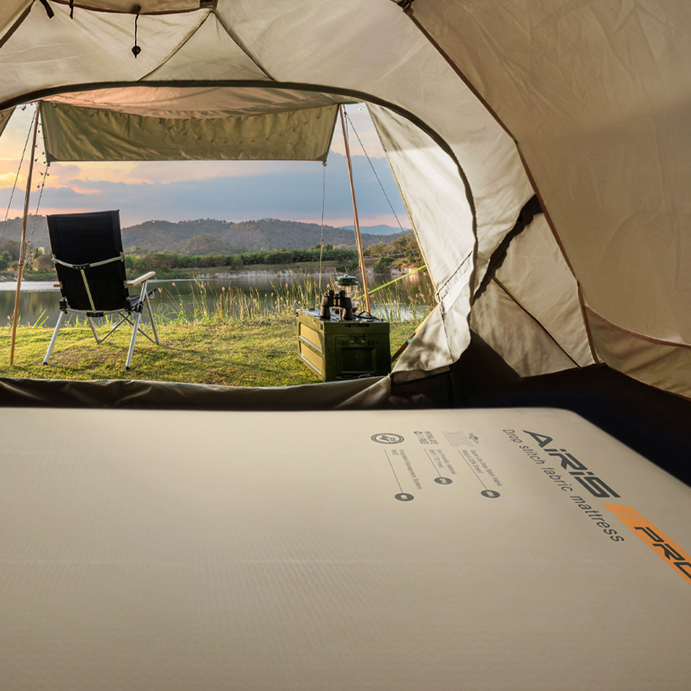 제백 에어리스 프로 캠핑 에어매트 풀세트 | 데얼스 아웃도어 전문 플랫폼