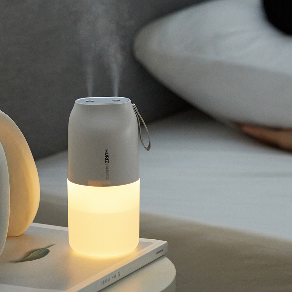[휴라이즈] 휴대용 무선 듀얼 가습기 무드등 HR-Airglow | 데얼스 아웃도어 전문 플랫폼