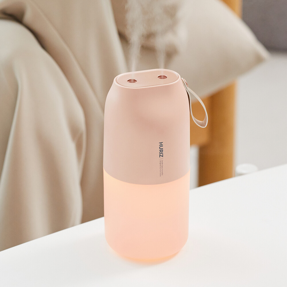 [휴라이즈] 휴대용 무선 듀얼 가습기 무드등 HR-Airglow | 데얼스 아웃도어 전문 플랫폼