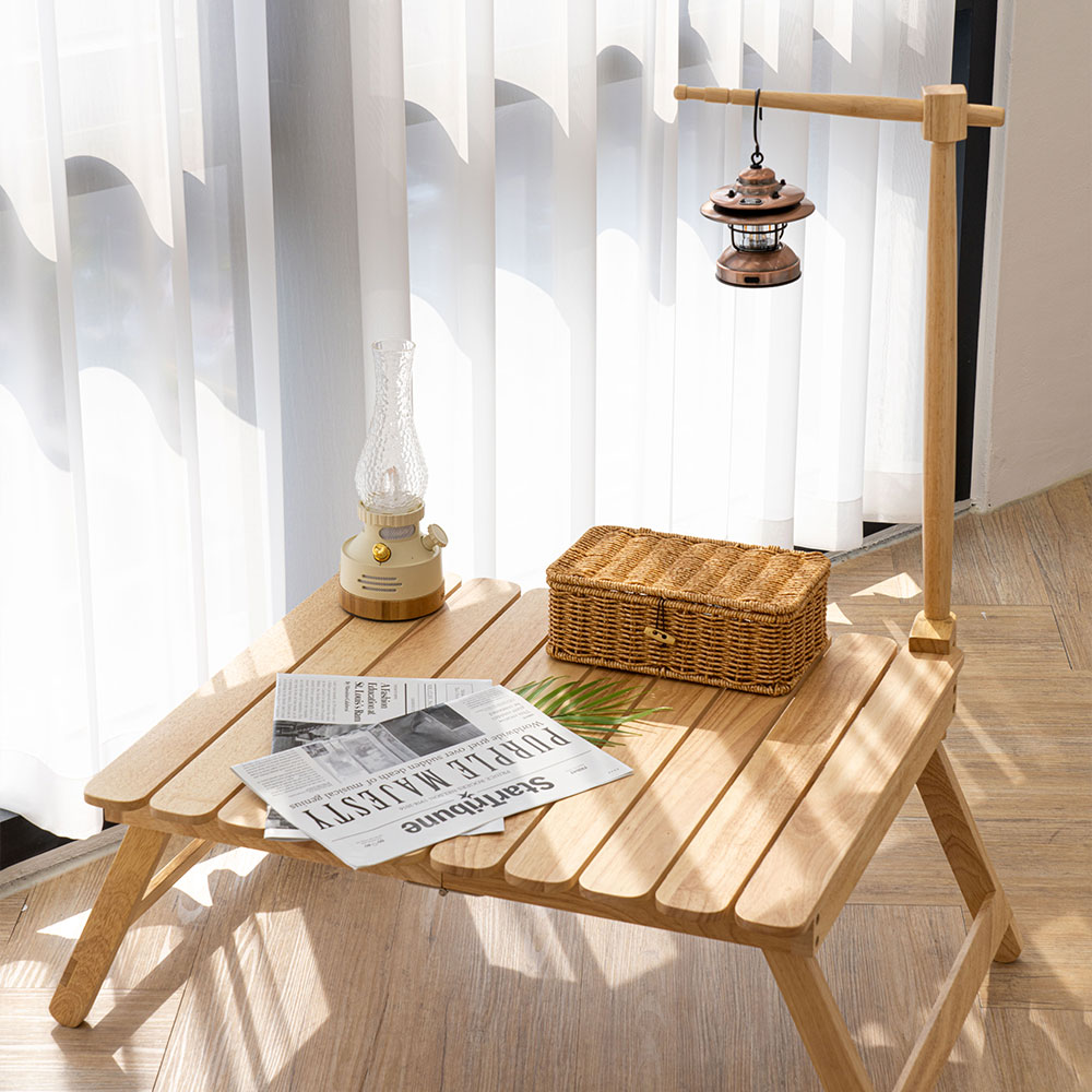 [캠핑덕] 우드 랜턴걸이 거치대 스탠드 | 데얼스 아웃도어 전문 플랫폼