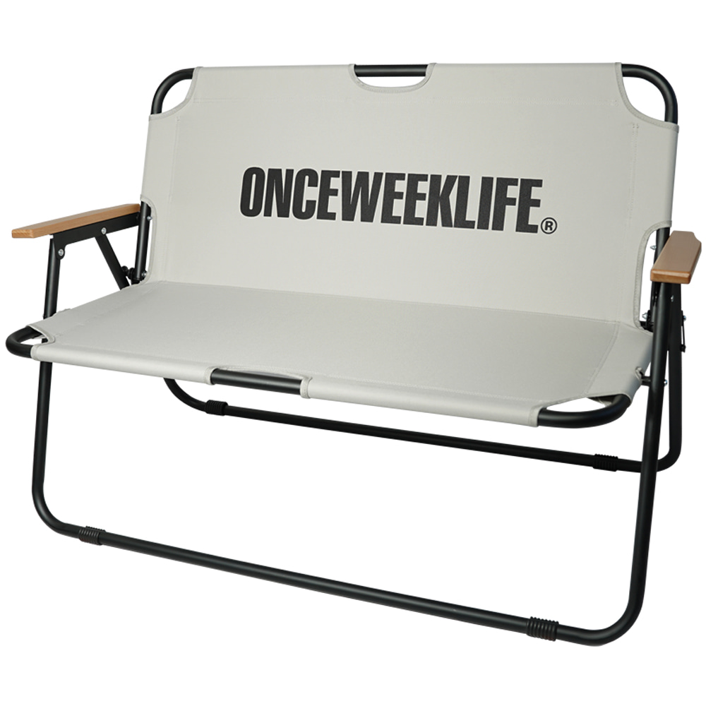 원스위크라이프 2인용 캠핑 의자 벤치 OCH0211 IVORY | 데얼스 아웃도어 전문 플랫폼