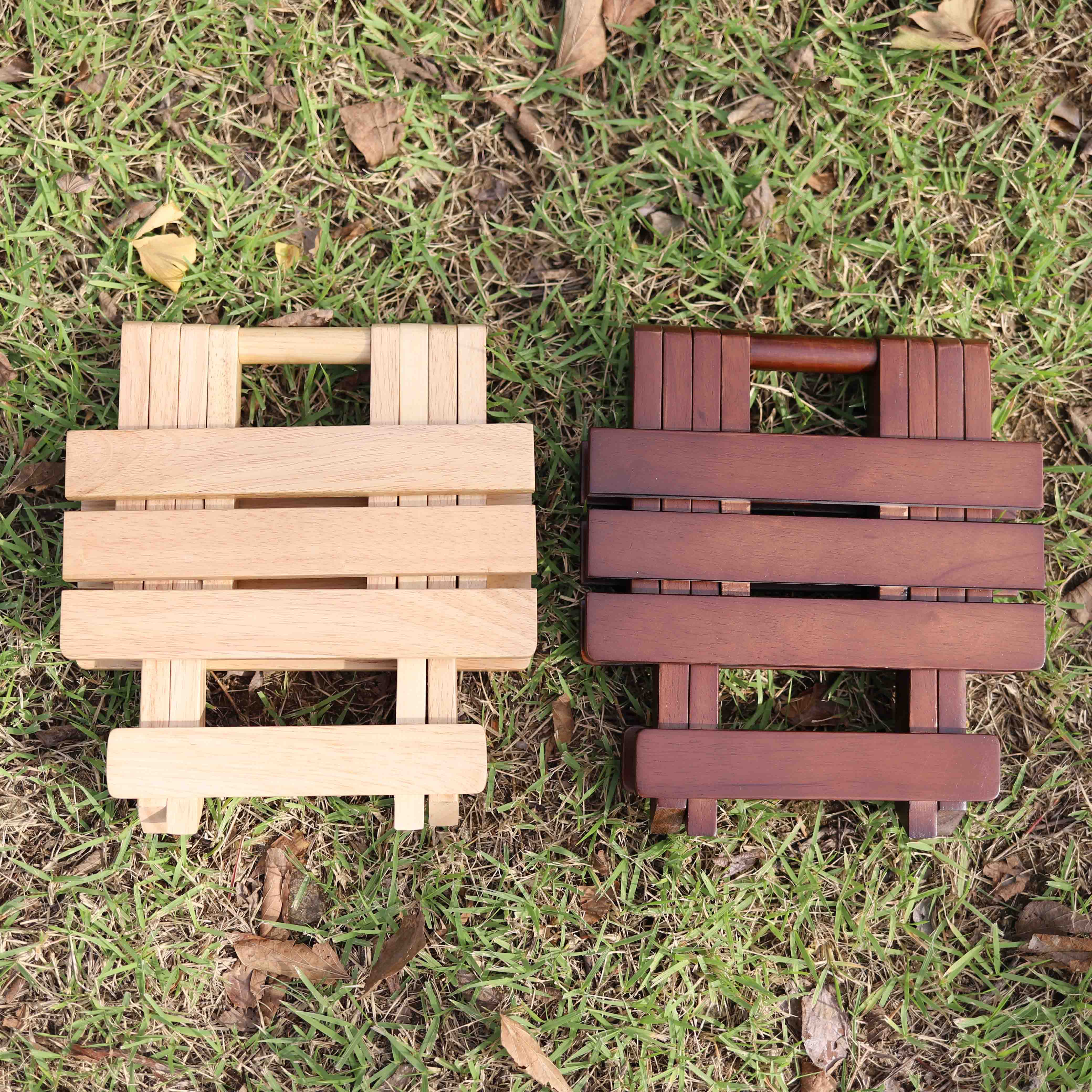 [캠핑덕] 원목 접이식 BBQ 받침대 쿨러 스탠드 받침대 | 데얼스 아웃도어 전문 플랫폼